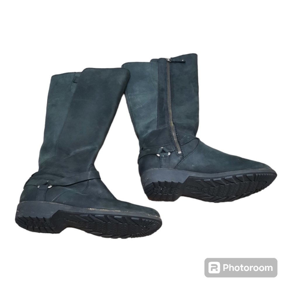 Women's Black Leather Boots